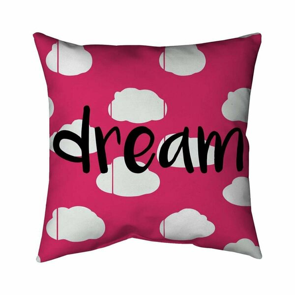 Fondo 20 x 20 in. Dream-Double Sided Print Indoor Pillow FO3337285